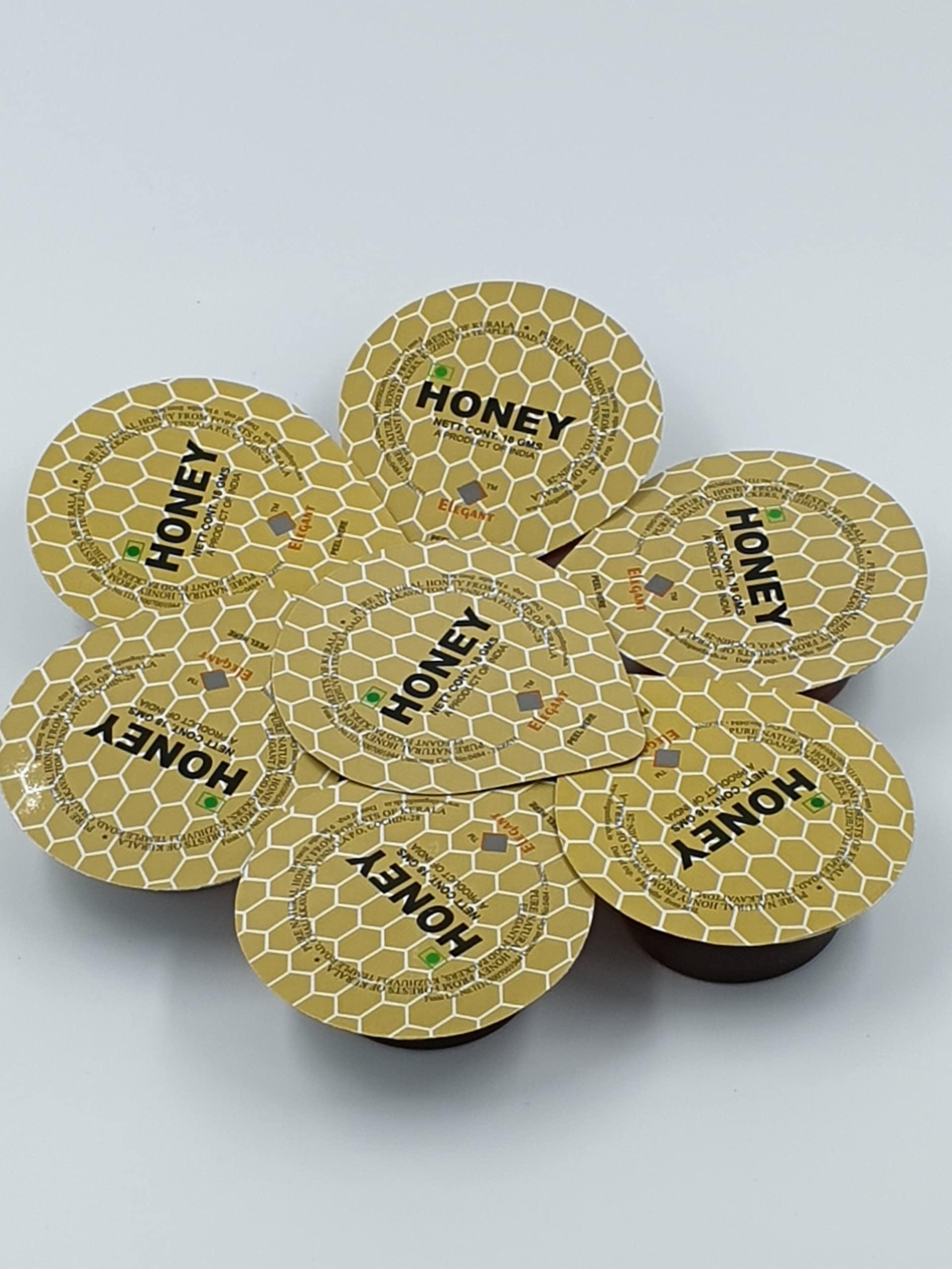 elegant food packers ELEGANT FOODS Natural Honey 18 gms Blister Pack. Pack of 50