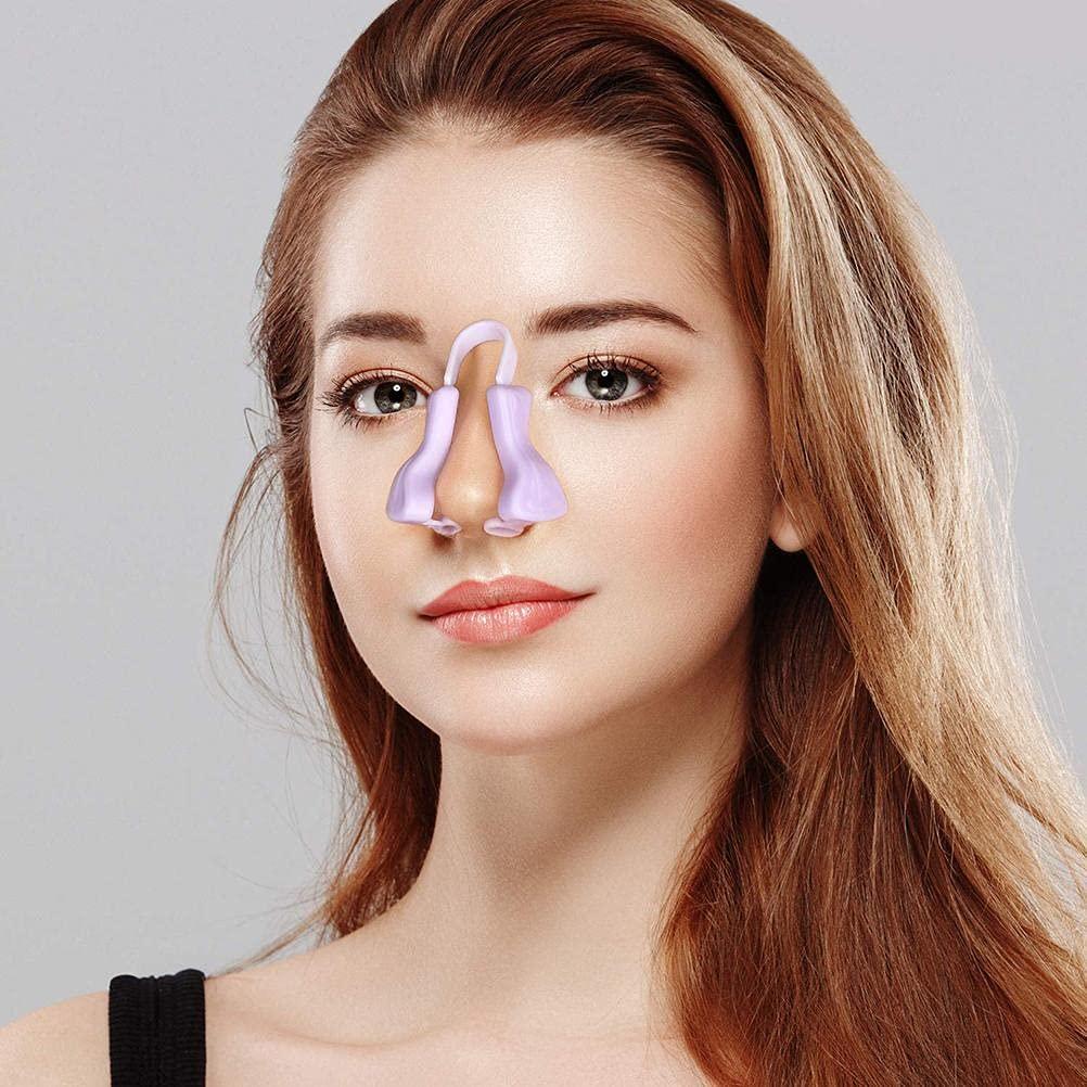 Shiker Shiker Women Silicone Hand Powered Nose Shaper Clip, Nose Corrector Device Nose Bridge Straightener Corrector, Soft Safety Nose Up Lifting Without Surgery Beauty Tool