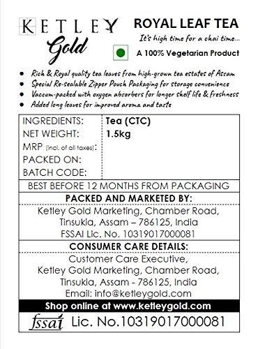 Ketley Gold Ketley Gold Tea - Black, 1500g | Second Flush High Grown Assam Tea