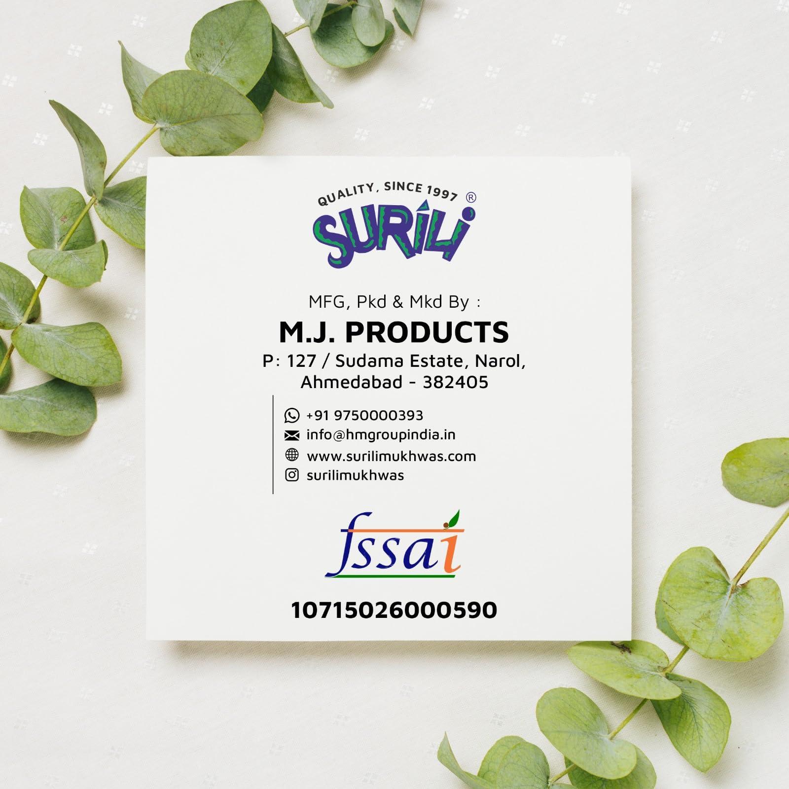 SURILI SURILI Masala Kharek After Meal Mouth Freshener Candy Tin Jar (Pack 250 gram)