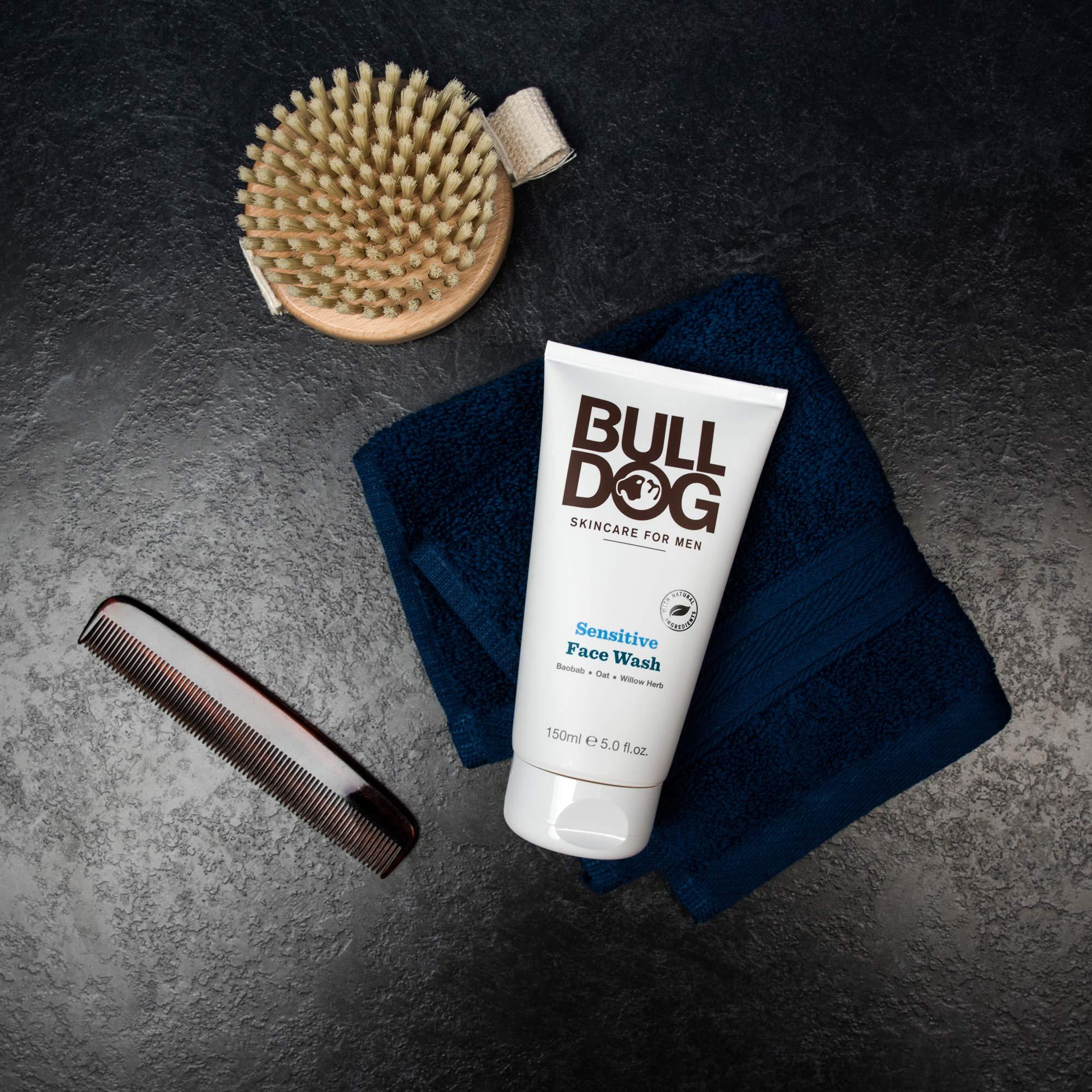 BULLDOG SKINCARE FOR MEN Bulldog Mens Skincare and Grooming Sensitve Face Wash, 5 Ounce