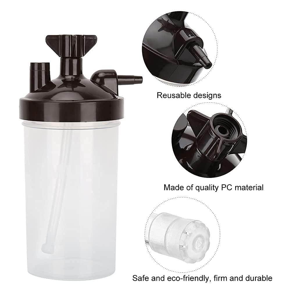 MCP MCP Humidifier Bottle for Oxygen Concentrator with Connector,white,grey