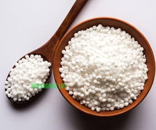 PRO ORGANIC LIFE Pro Organic Life sabudana medium sago, tapioca sago ( Premium & 100% Natural) 450 grm