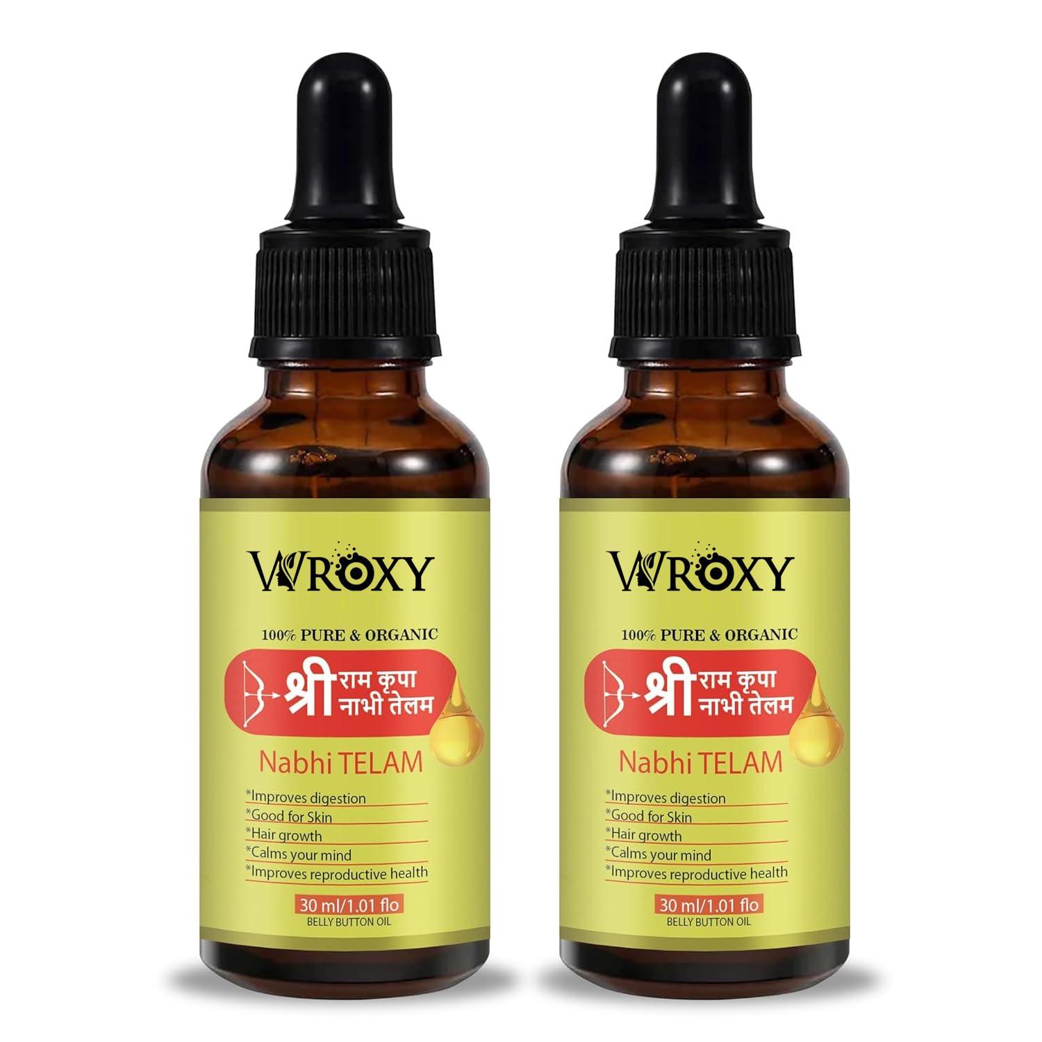 WROXY Wroxy Ayurvedic Ramban Multi Benefit Nabhi Herbes Oil (Pack Of 2)