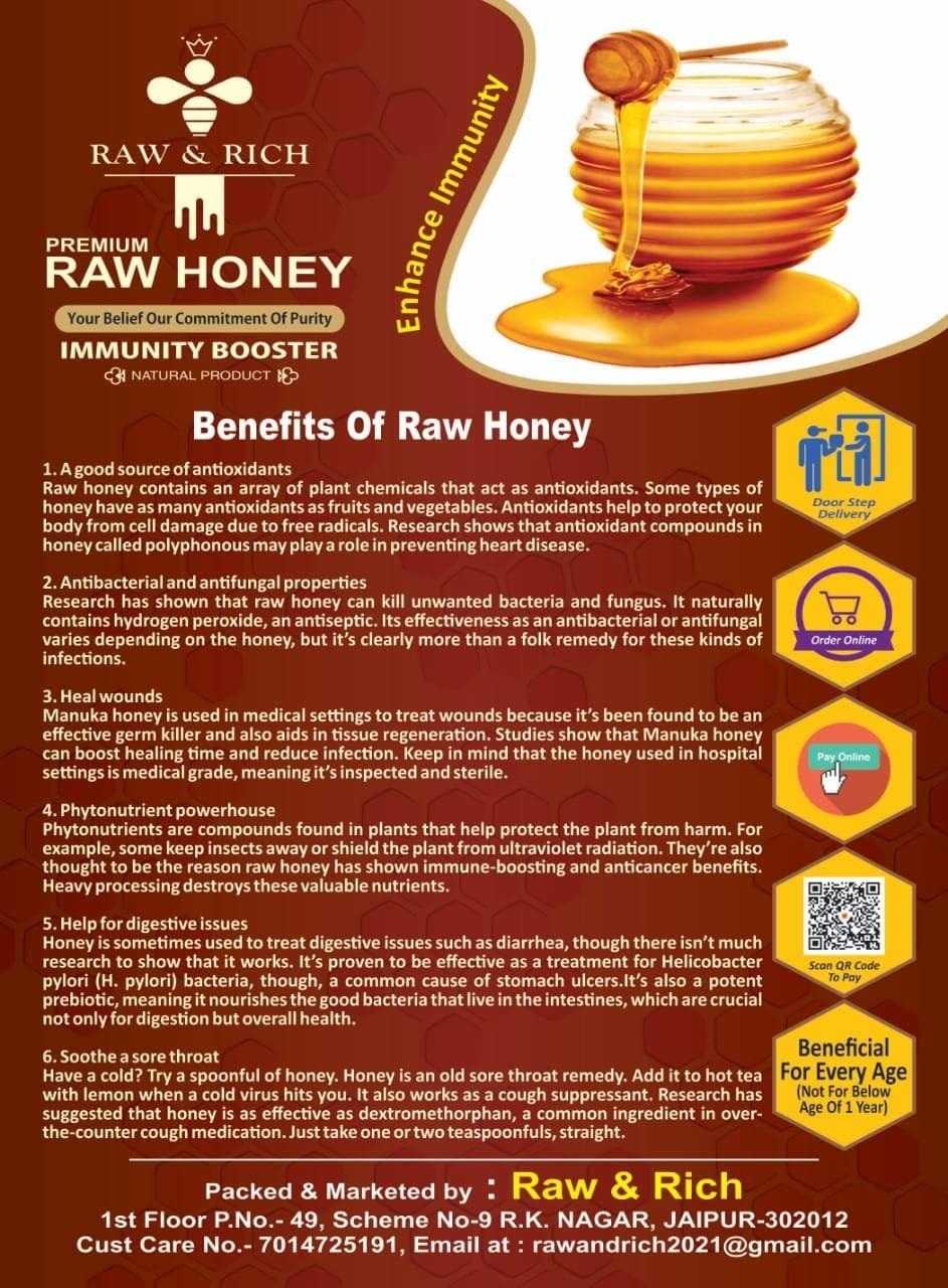 RAW & RICH Raw & Rich Cider Honey - 500 G