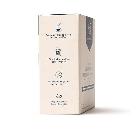 IncredaBrew IncredaBrew Gold Vitamin Rich Wellness Instant Coffee Vanilla Flavour | Pack of 20 Premium Coffee Powder Sachets | Healthy Coffee with 11 Essential Vitamins | Energy & Immunity Booster | Makes 20 Cups