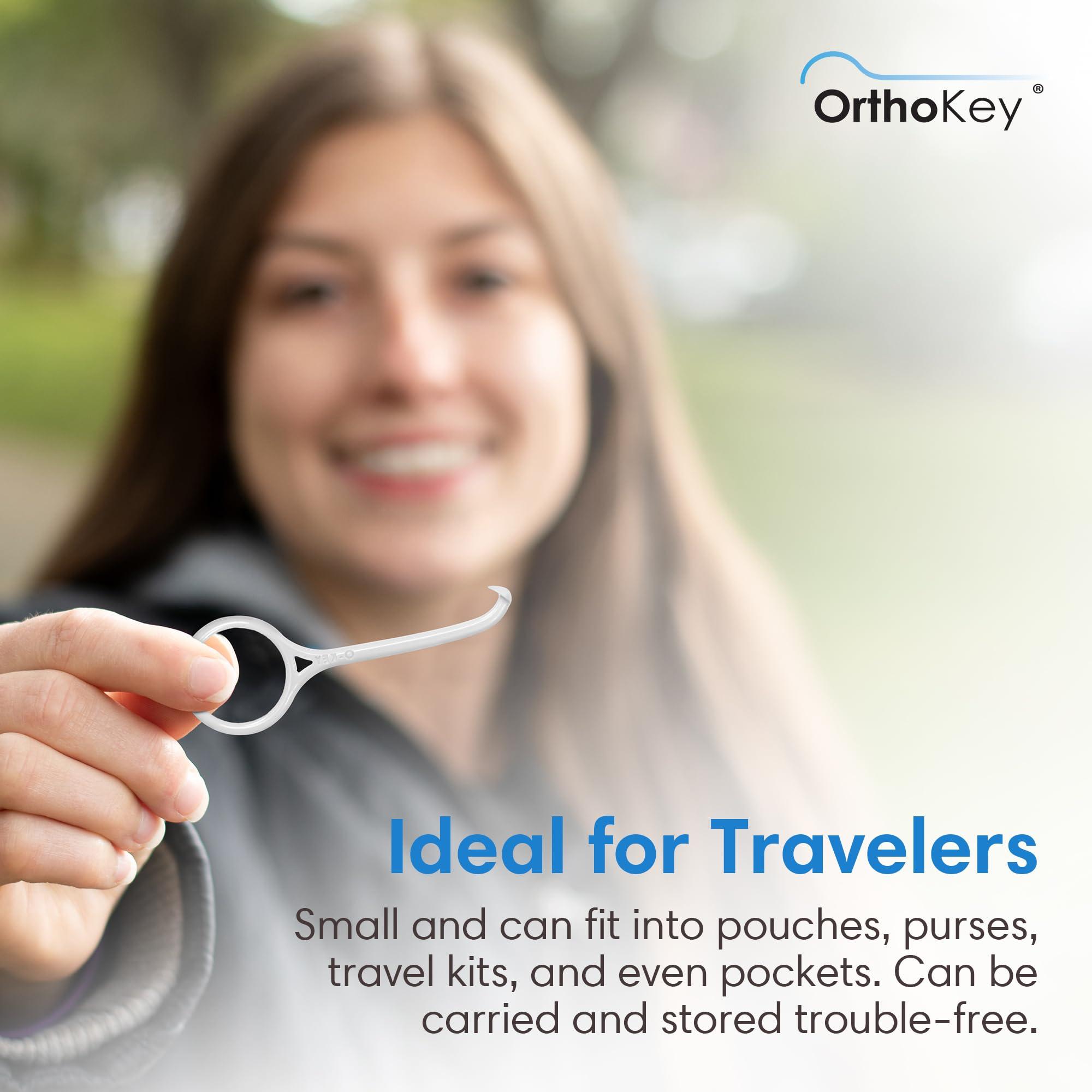 OrthoKey Clear Aligner Removal Tool by ORTHOKEY - Invisible Removable Braces - QTY 4 White