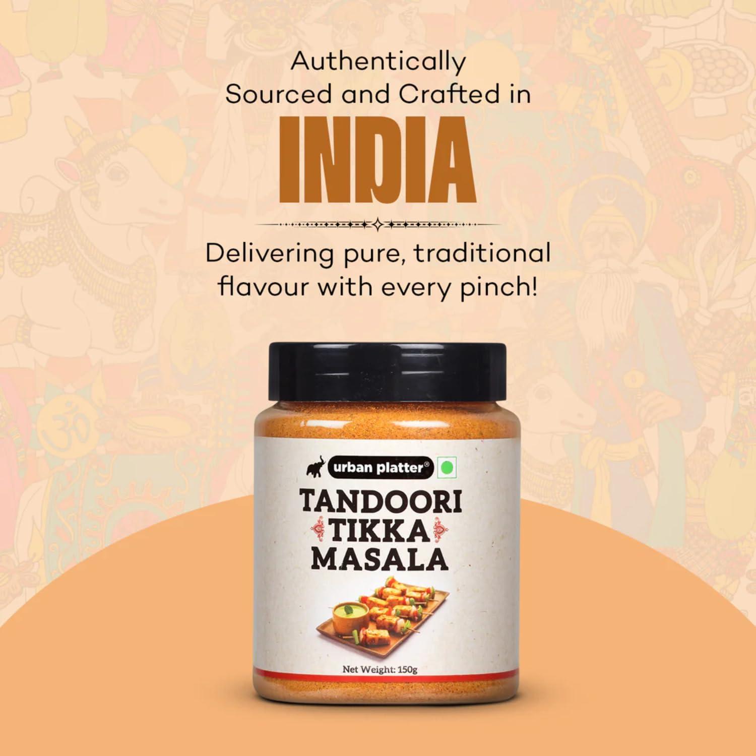 urban platter urban platter Tandoori Tikka Masala Powder, 150G [Masala | Flavourful Blend Of Spices | Sprinkle Or Add To Your Appetizers, Gravies, Veggies, Fries]