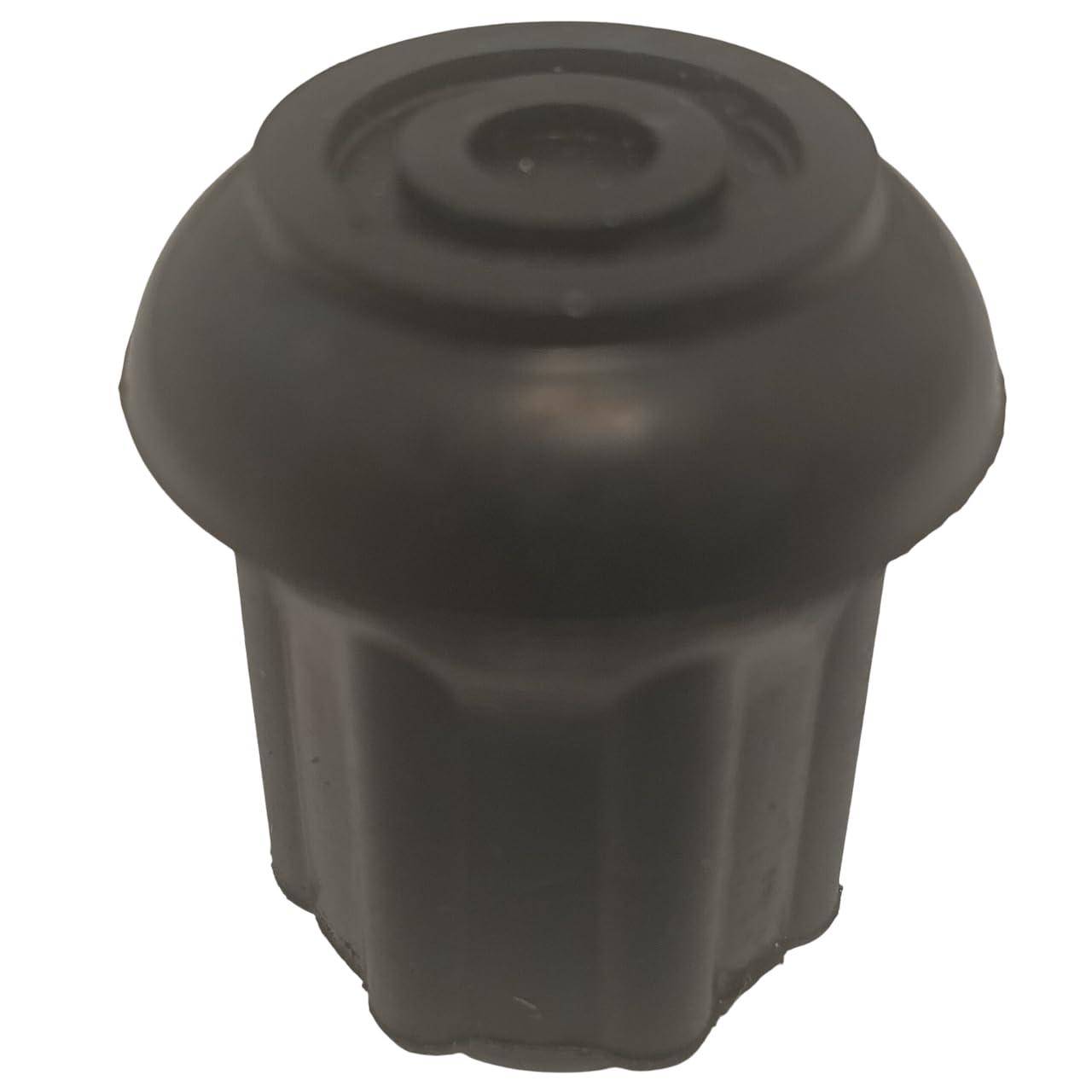 Smart Packs by OCSParts Pack of 4 - 1/2" Heavy Duty Rubber Tips for Walking Sticks, Canes, Crutches & Walkers