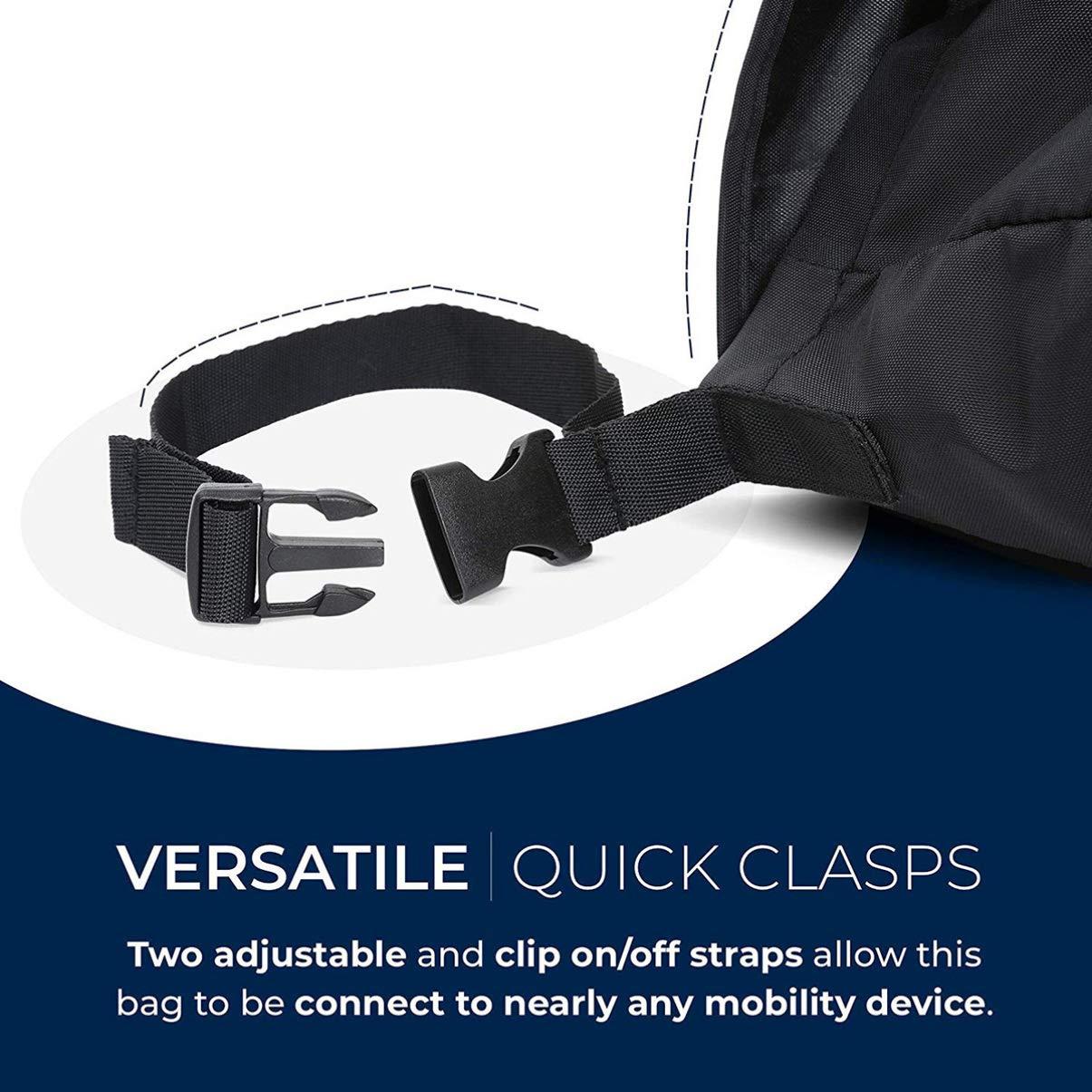 SUPVOX SUPVOX Wheelchair Pouch Wheelchair Bag Waterproof Large Wheelchair Accessories Bags to Hang on Back and Wheelchair Backpack Storage Bag