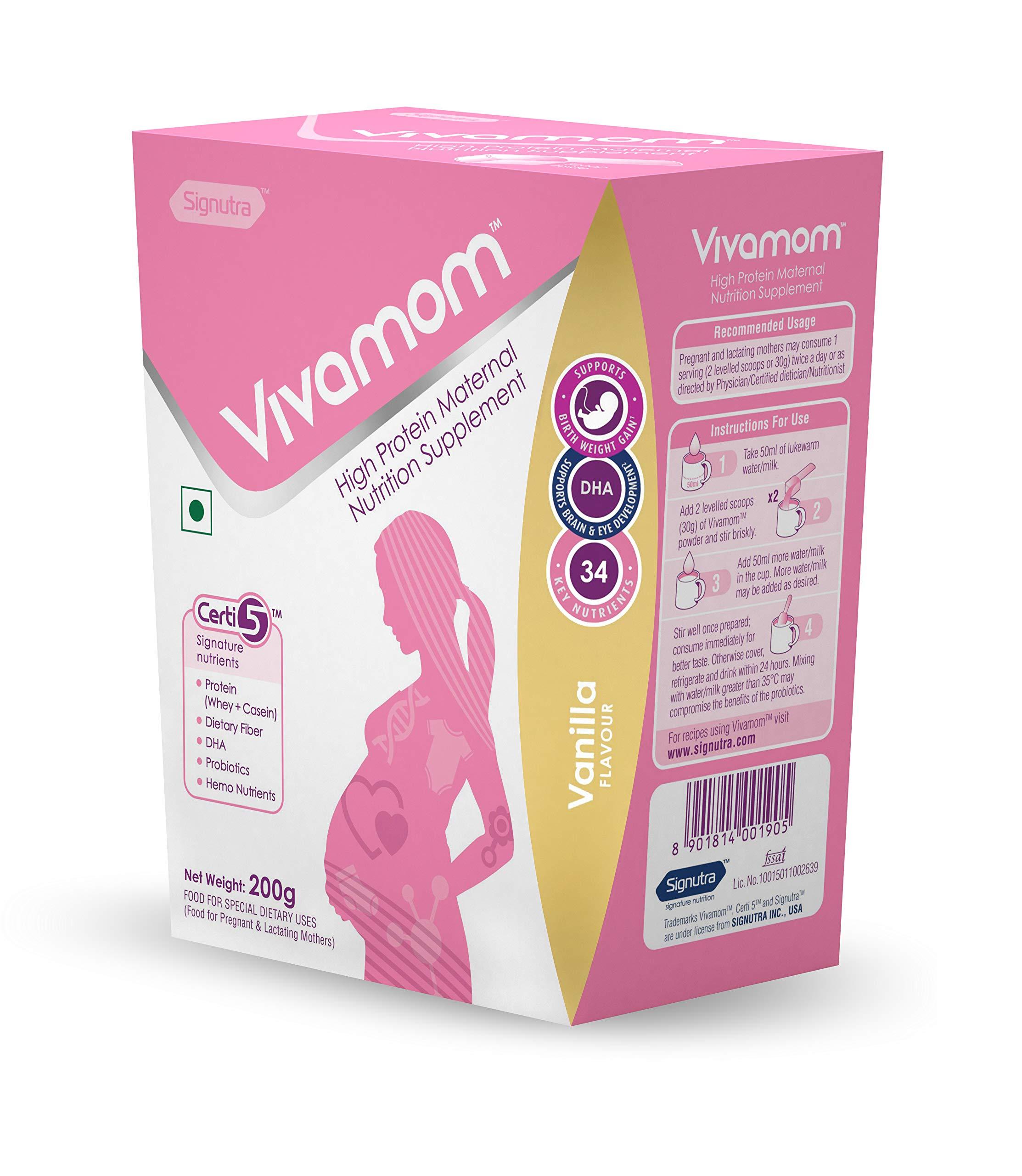 Vivamom Vivamom Maternal Nutrition Supplement - 200g BIB (Vanilla)