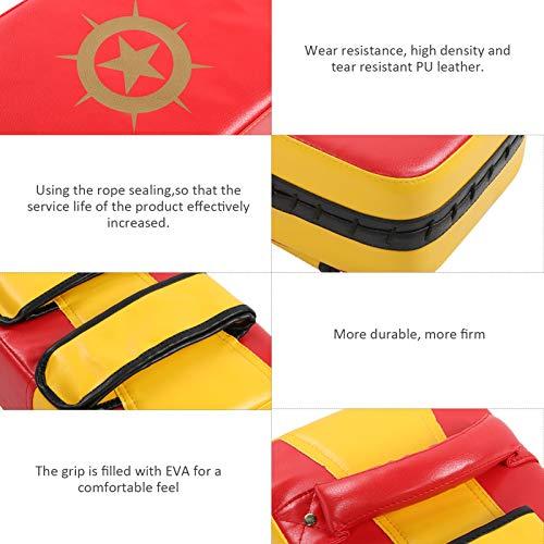 HUADM Target Pad, Wear Resistance PU Leather Takwondo Target, Taekwondo Kick Pad, Kick Punching Pad, High Density Tear Resistant for Home Daily Training