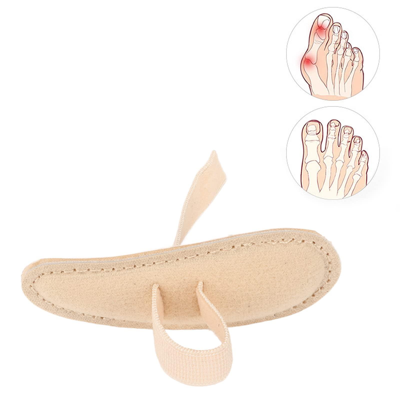 DNEI Toe Cushion, Perfect Fit Toe Buttress Pad Simple Wearing Good Correction for Sleeping (Right)