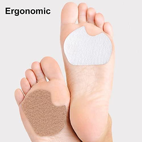 Dorakitten Metatarsal Foot Pads Adhesive 6 Pairs Breathable Forefoot Pads Felt Callus Pads