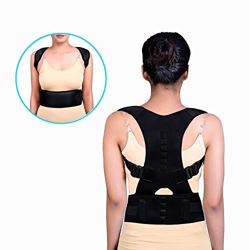 Wonder Care Wonder Care Magnetic Back Taylor Brace Posture Corrector Therapy Shoulder Spinal Support Belt for Back Support Relief for Men and Women (40"-50")