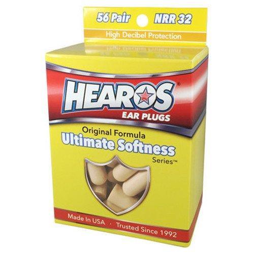 HEAROS HEAROS Ultimate Softness Series Ear Plugs, Beige, 56 Pair