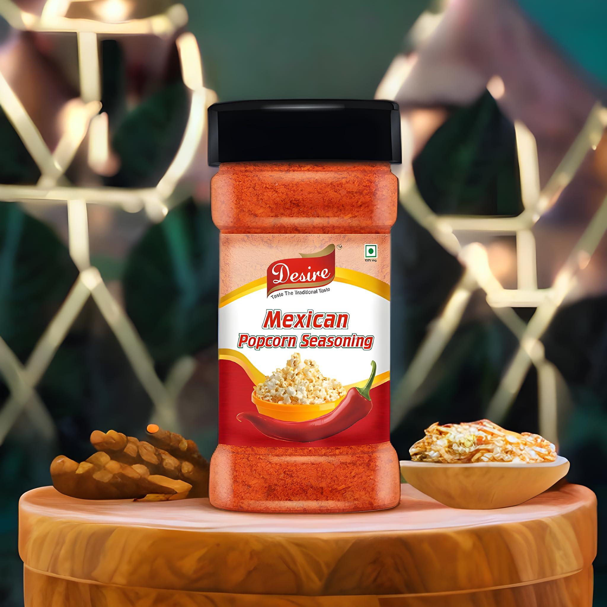 Desire Desire Mexican Popcorn Seasoning Powder 400g | Perfect for Popcorn, Nachos, Pasta, Pizza | Delicious Sprinkle on French Fries | Flavorful and Versatile Seasoning