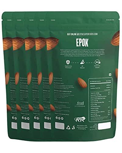 EPOK Epok California Almonds Badam, 1kg (200g X 5)