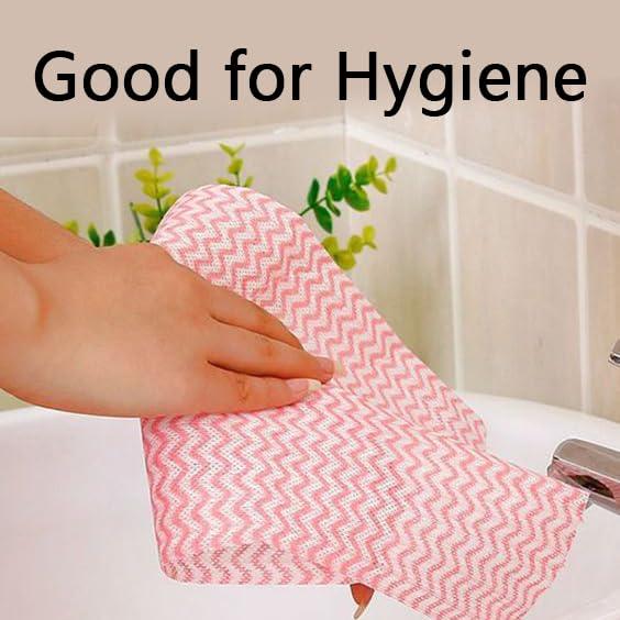 KYKOH KYKOH Non Woven Super Absorbent Reusable Kitchen Tissue Roll or Paper Towel Roll for Home, Kitchen and Office - 80 Pulls (4)