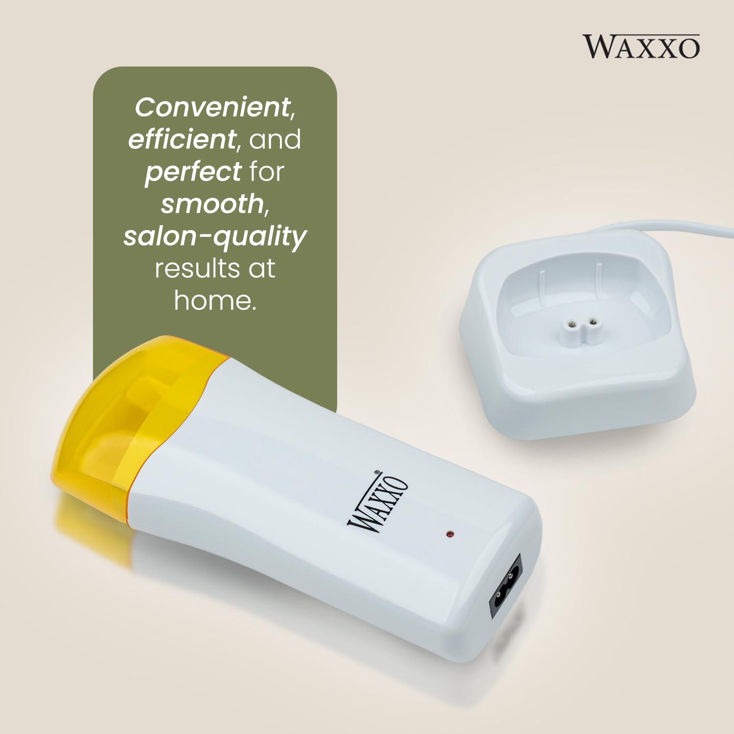 Waxxo Waxxo Women, Roll-On Depilatory Wax Heater - White | Fast Heating Capacity For 100Ml Hair Removal Refills