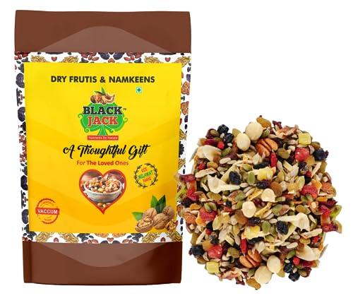 ENGLISH NUTS-THE DRY FRUITS HOUSE ENGLISH NUTS-THE DRY FRUITS HOUSE Blackjack 1 Kg Premium 12 In 1 Mix Dry Fruits And Nuts With Almonds Cashew Kishmish Raisins Walnut Pumpkin Seed Black Currant And Many More Dry Fruits, Seeds & Nuts