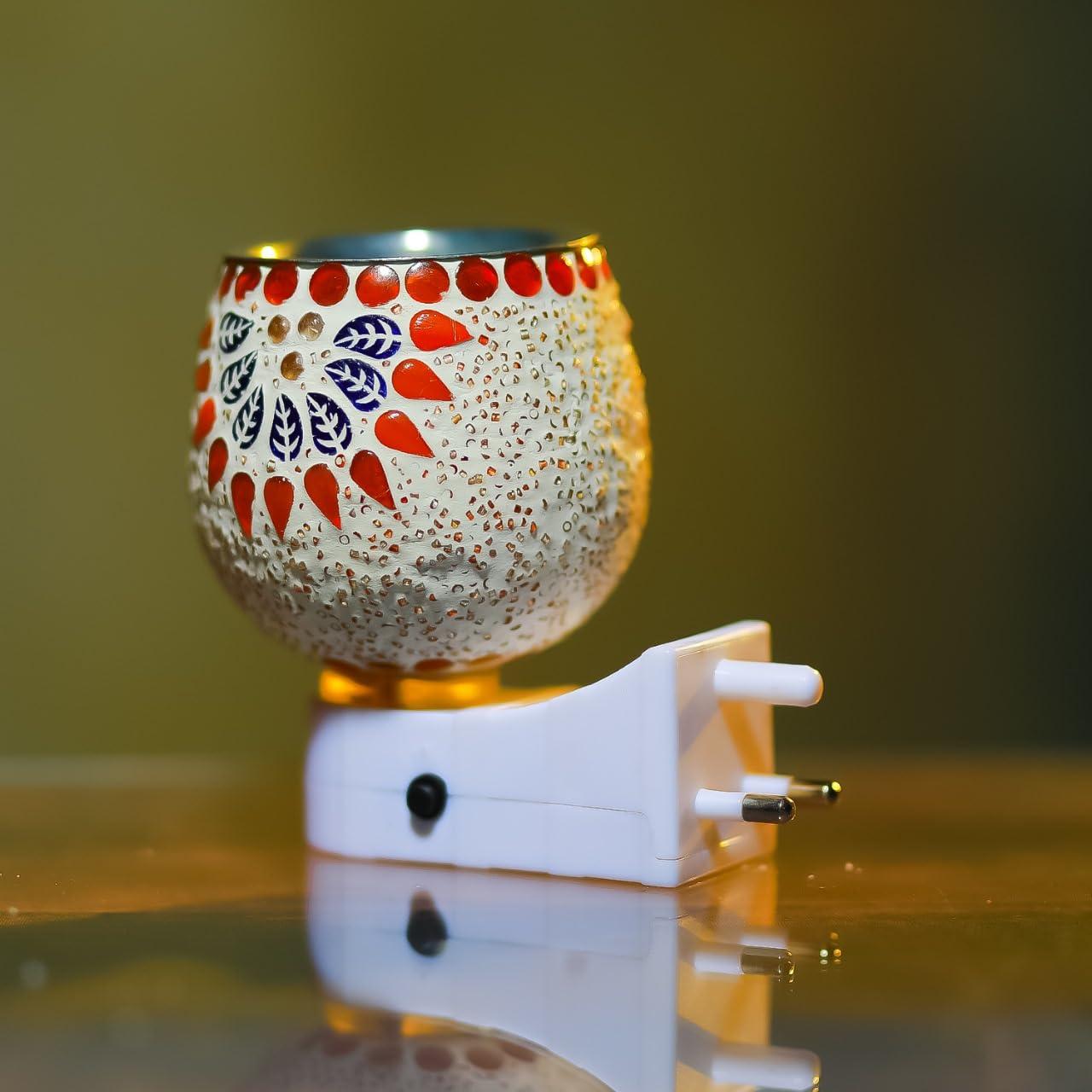 SIRI TRADERS Gayatri\'s Premium Electric Vedic Kapoor Dani/Diffuser (Ceramic)