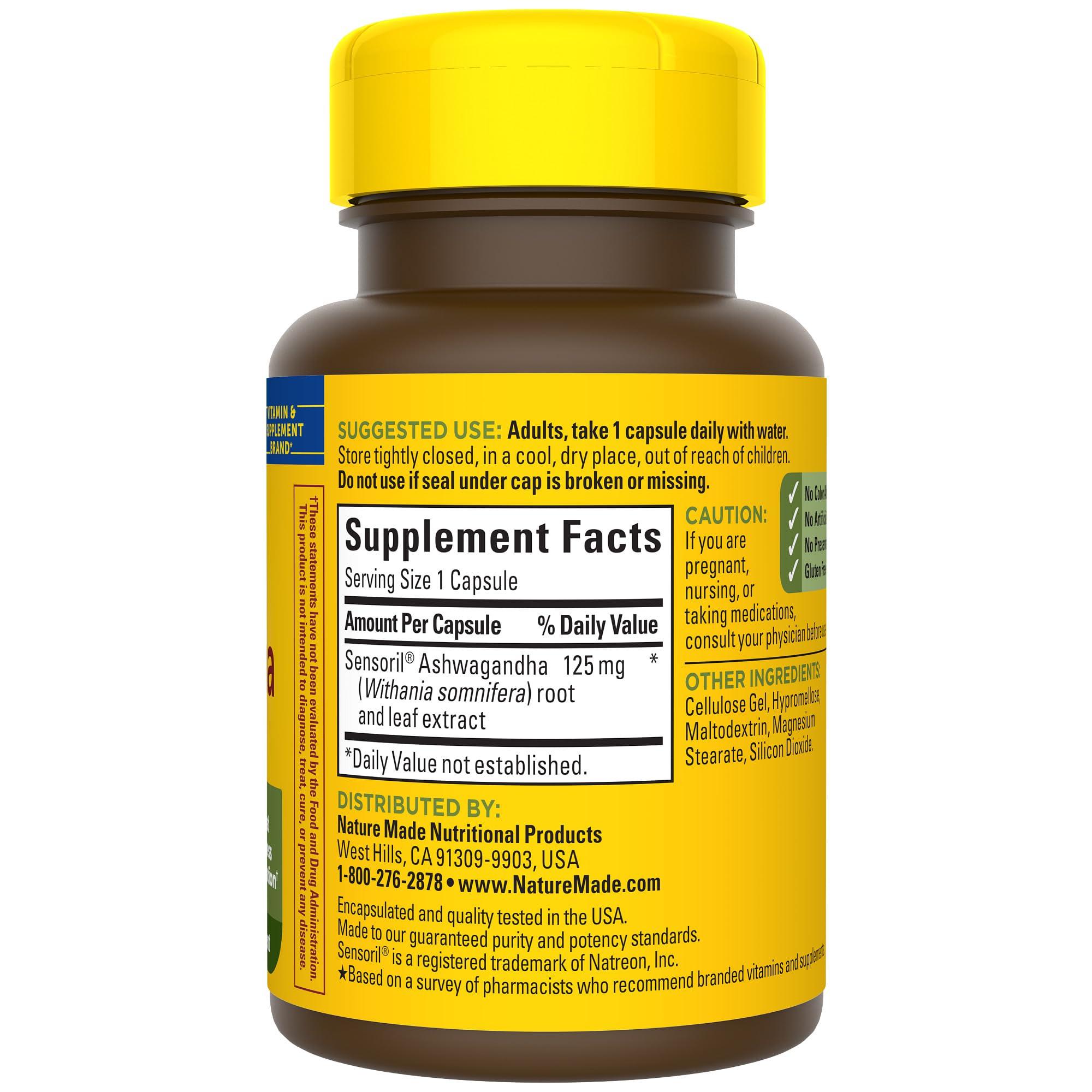 Nature Made Nature Made Ashwagandha Tablet 60 Count