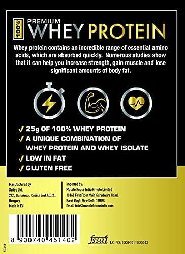 ONE SCIENCE NUTRITION One Science Nutrition (OSN) Premium Whey Protein [Grass Fed Whey] - 25g Protein, 6.6g BCAA & 5.2 gms L-Glutamine | Refuels & Repairs Muscles - 2 lbs - Neapolitan Ice Cream