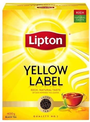 Generic Lipton Yellow Label Rich Natural Taste Loose Tea powder 400g (Imported)
