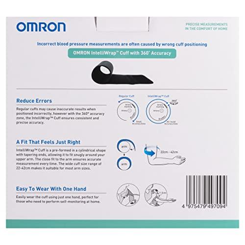 Omron Omron HEM 7156 T Digital Blood Pressure Monitor with 360 Accuracy Intelli Wrap Cuff for All Arm Sizes Accurate Measurements and Bluetooth Connectivity