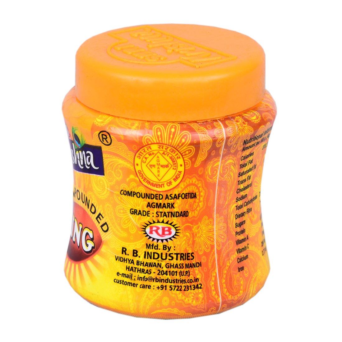 R.B. Industries Shri Krishna Hing Compounded Asafoetida Powder - Combo Box of 50 Gm + 50Gm+ 25Gm Hathras Heeng