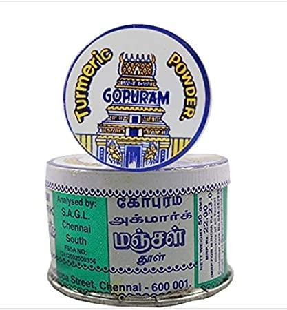 YVS Spices & Company Gopuram Turmeric Powder (50g) | A++ Grade | Chaya | Skin Use