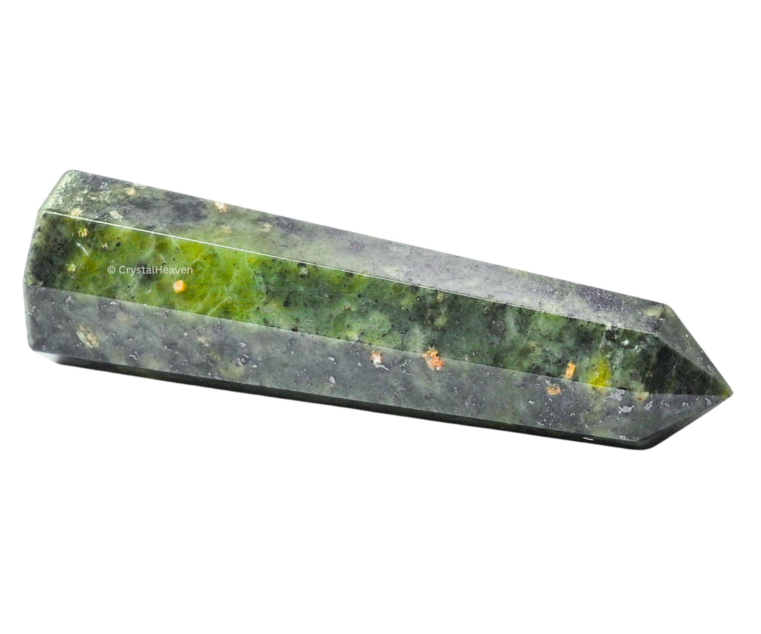 Crystal Heaven Crystal Heaven Certified Green Jade Tower Obelisk Point For Chakra, Healing And Balancing - Aaa Grade Original Certified Gemstone Agate For Reiki Meditation Yoga Spiritual (2-3 Inches)