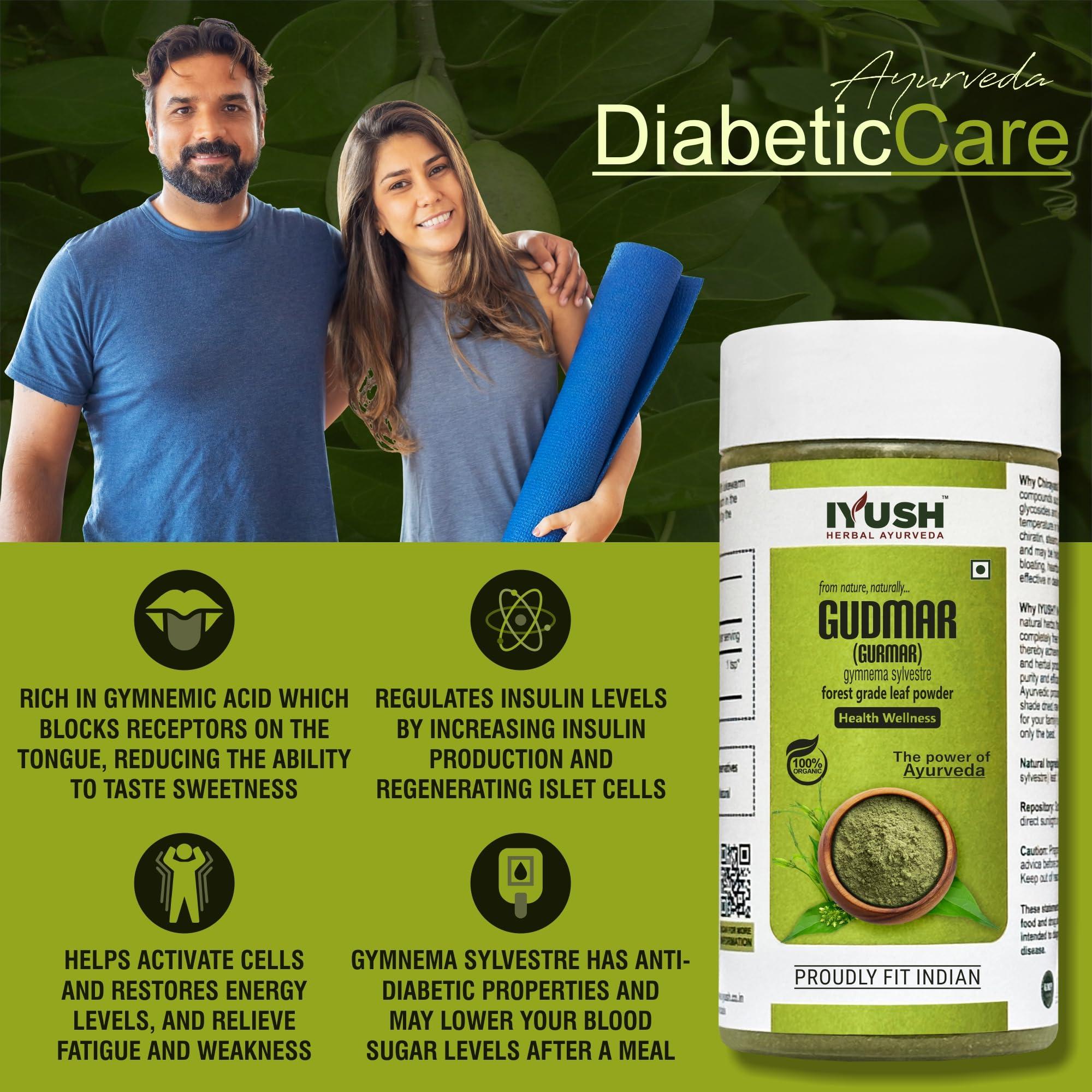 IYUSH Herbal Ayurveda IYUSH Herbal Ayurveda Gudmar/Gurmar Powder - 100gm