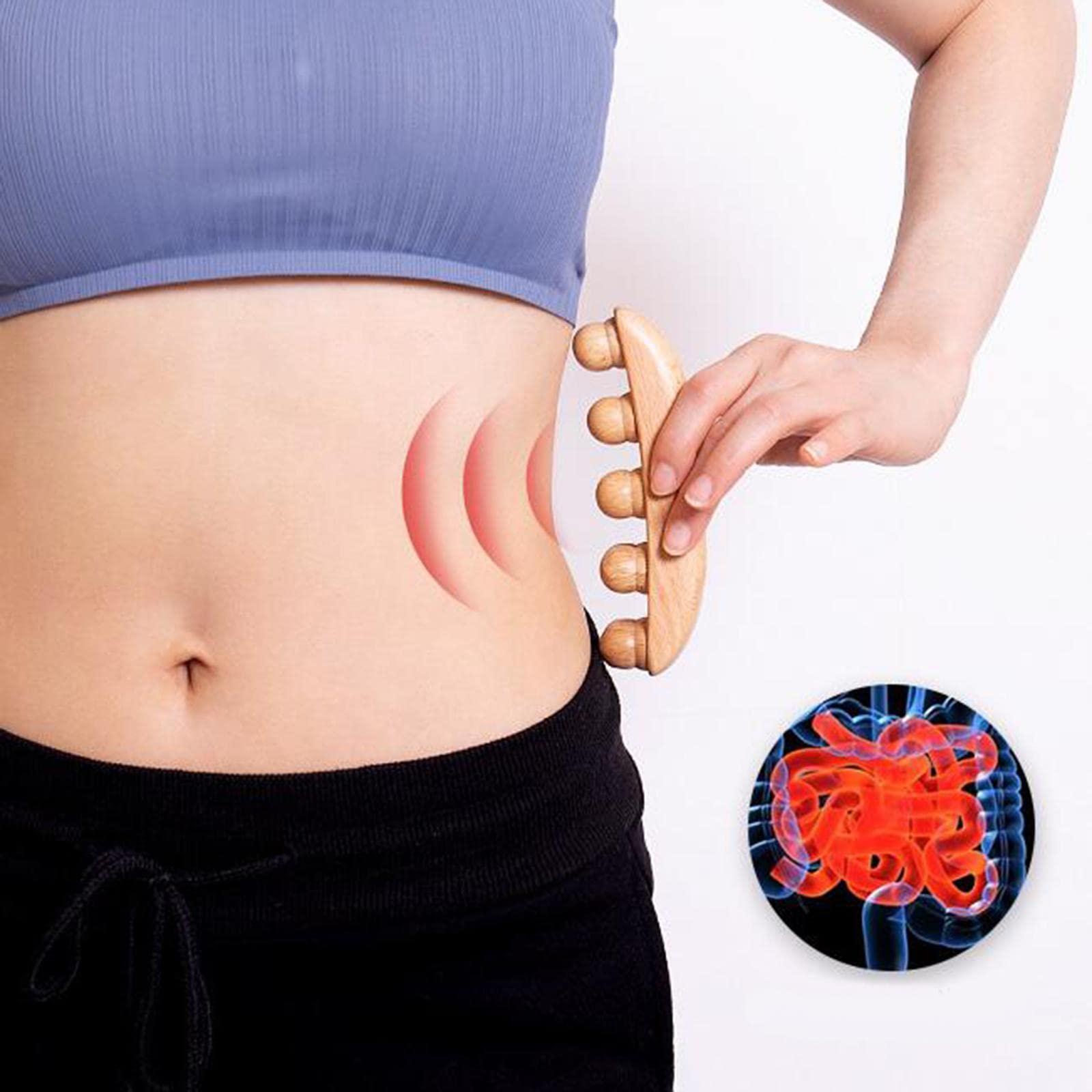 SECRET DESIRE SDR Wood Massage Stick Anti Cellulite 10 Balls Gua Sha Tool for Neck Shoulder Style A