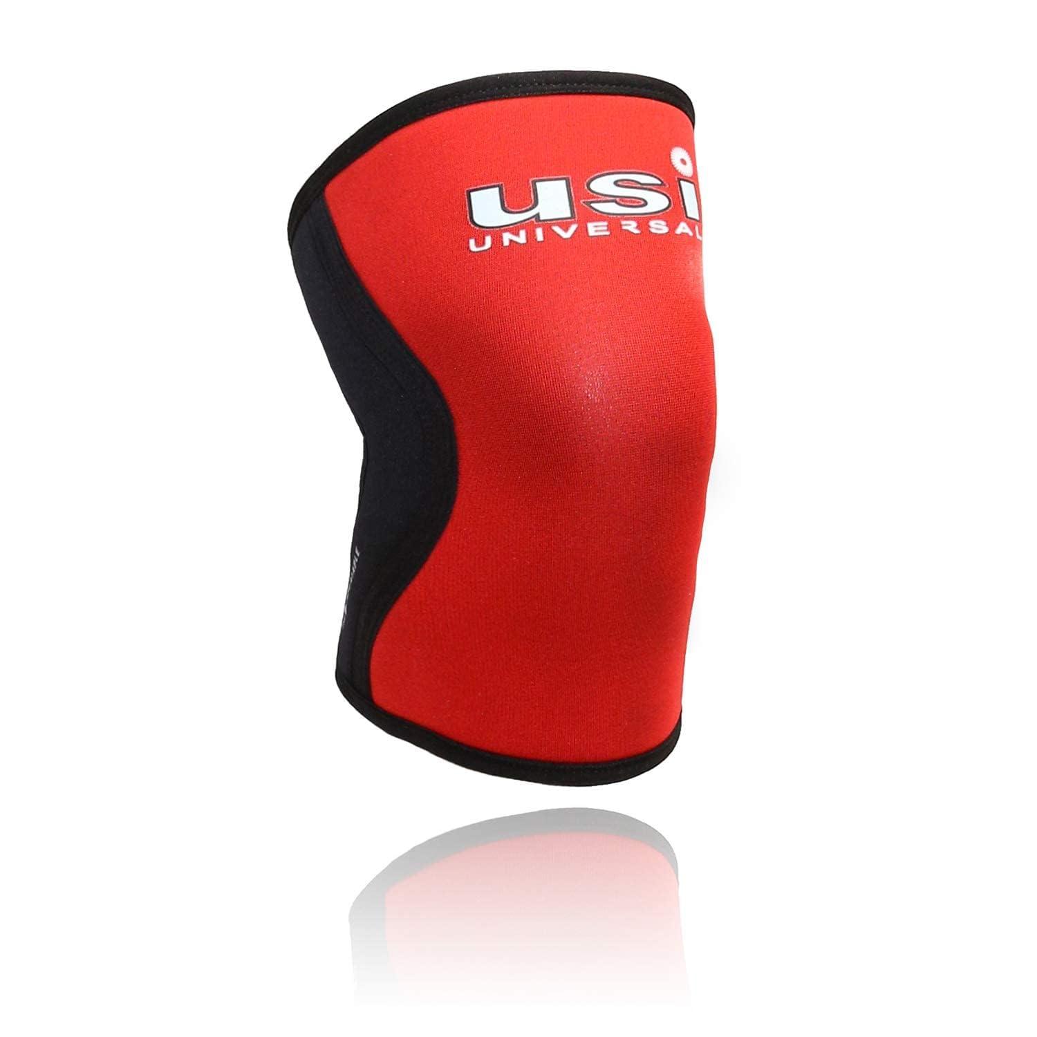 USI UNIVERSAL THE UNBEATABLE USI Knee Support Compression Support Sports Knee Cap Fitness for Men 1 Piece KS7 (L)
