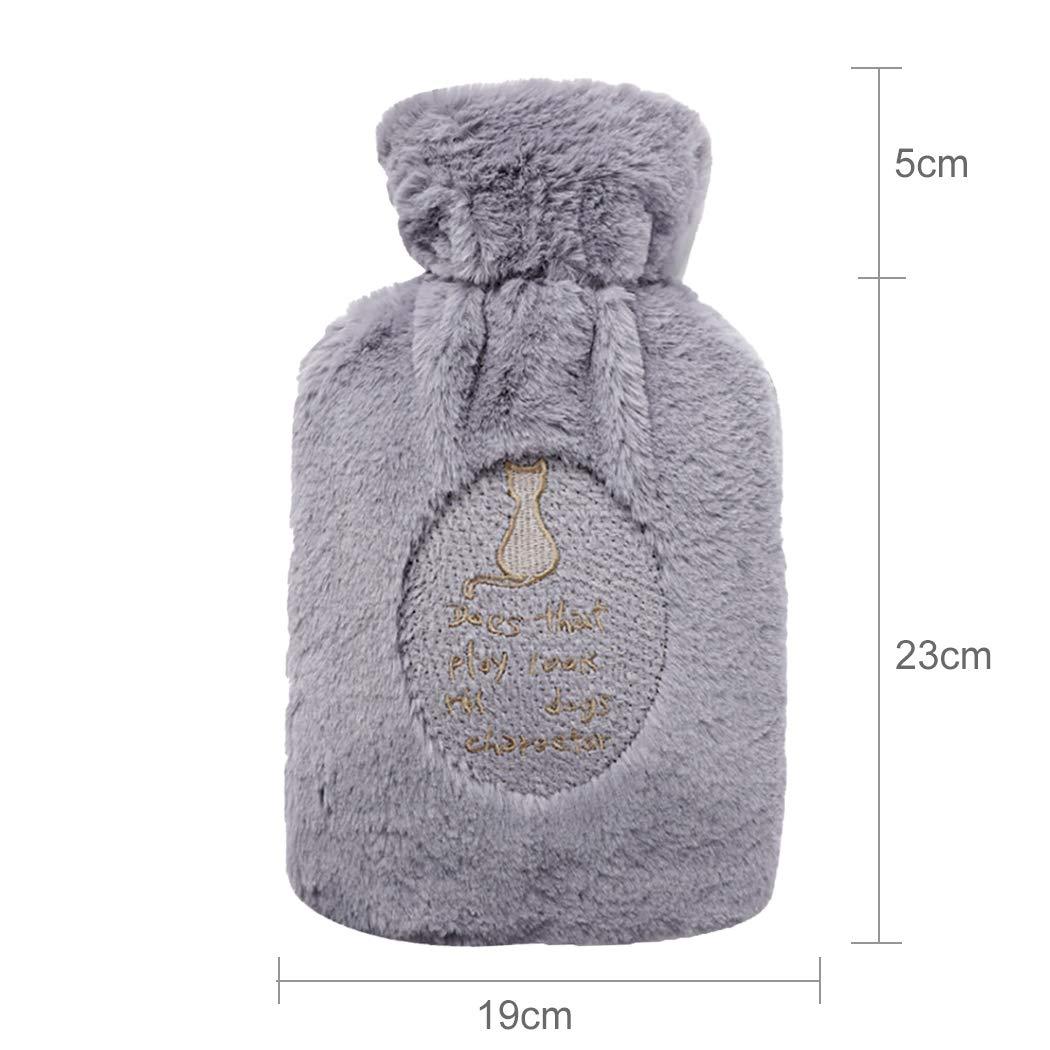 JUSTDOLIFE JUSTDOLIFE Hot Water Bottle Multiuse Portable Fashion Hot Water Bag with Cover for Office