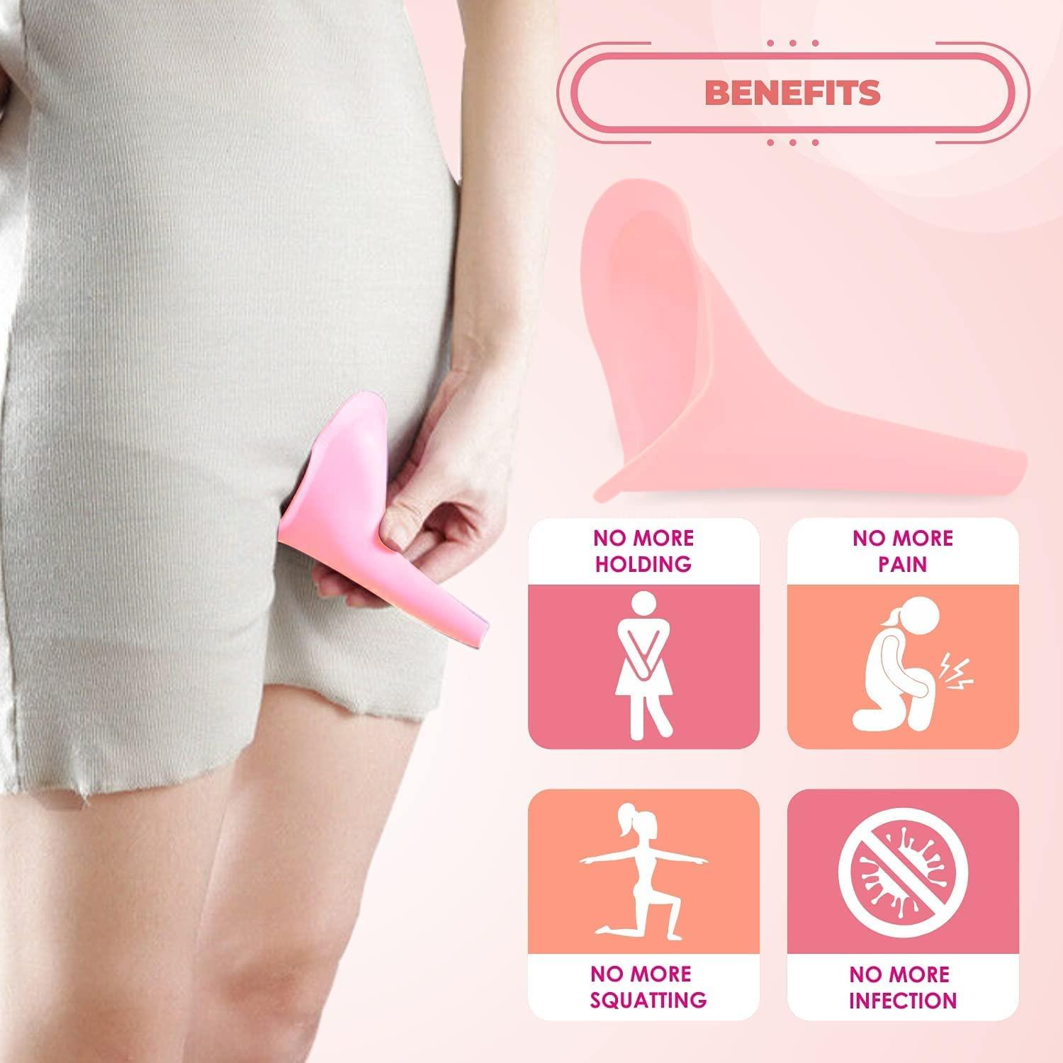 THE BLP THE BLP Stand and Pee Reusable Female Urination Device 5 Pcs