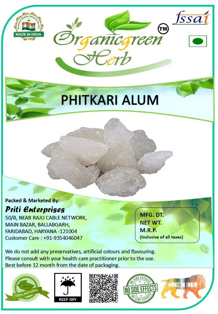 Organicgreen Herb Organicgreen Herb Phitkari Alum Stone Skin/Shave/Face (Fitkari) (500GM)