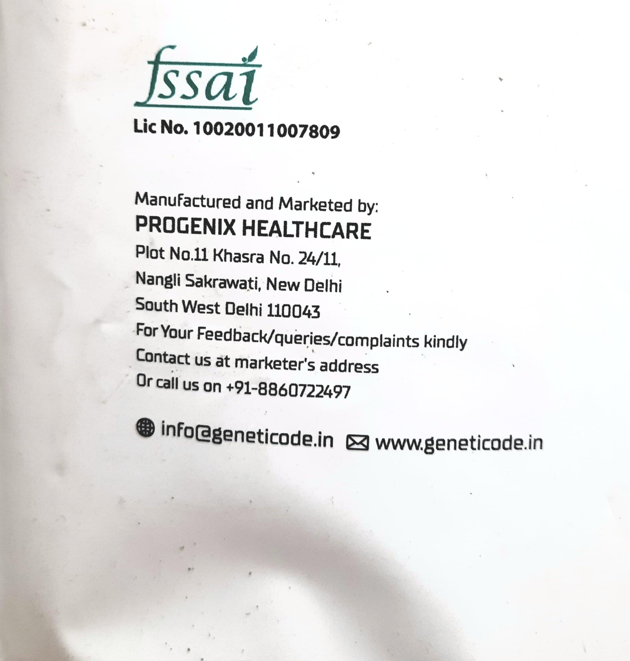 Genetic Code Genetic Code Pure Whey Protein 1Kg (23+ Servings) (Kesar Malai Kaju Pista)