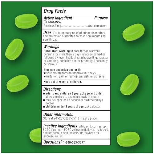 Ludens Luden\'s Green Apple Throat s | Deliciously Soothing | 25 s | 1 Bag