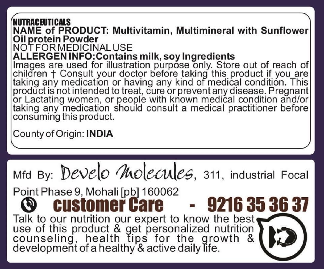 DEVELO Develo Protein Powder for Seniors, Elderly & Old Age People, Men & Women - 500g Elaichi Pista