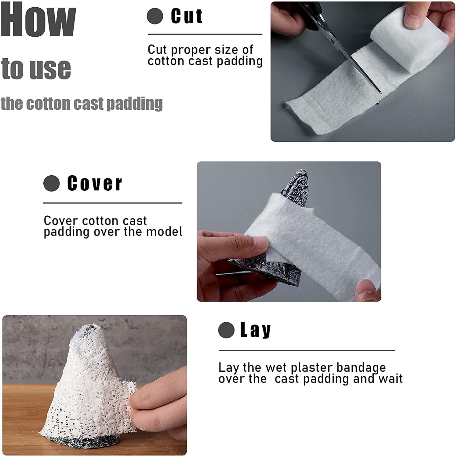 MAMATA HEALTHCARE Orthopedic Cotton Cast Padding 15 CM X 3 M (Pack of 2) SOFT ROLL