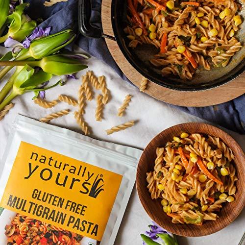 Naturally Yours Naturally Yours, Multigrain Pasta, Gluten Free, No Maida, Preservative Free, Vegan, 200g (Pack of 1)