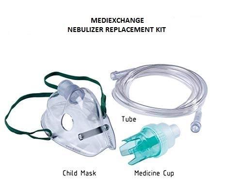 Mediexchange Child Mask Replacement Kit for Omron Nec-302 Nebulizer by MEDIEXCHANGE