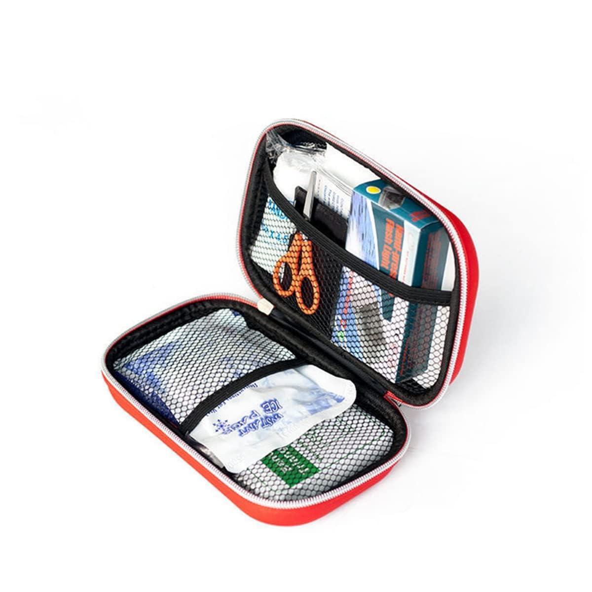 YFUG GO Fukumi Carrying Case for Portable Nebulizer, Travel Medical Bag, Hard Emergency Medical Bag for Inhaler Spacer Case for Kids and Adults, Masks, Asthma Accessories Case for Medicin, MB02-P