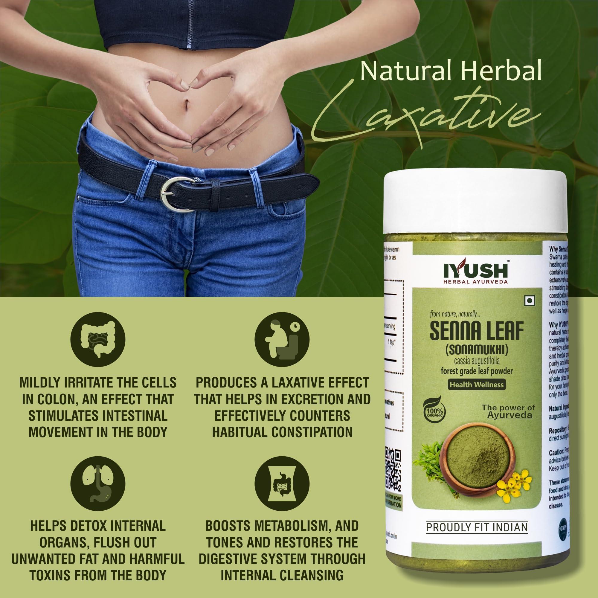 IYUSH Herbal Ayurveda IYUSH Herbal Ayurveda Senna Powder 250gm | Sanay Patti Powder | Nilavarai Powder Organic | Sonamukhi Powder | Sanay Leaves | Sanay Powder | Sanay Leaves Powder | Sana Leaf Powder |