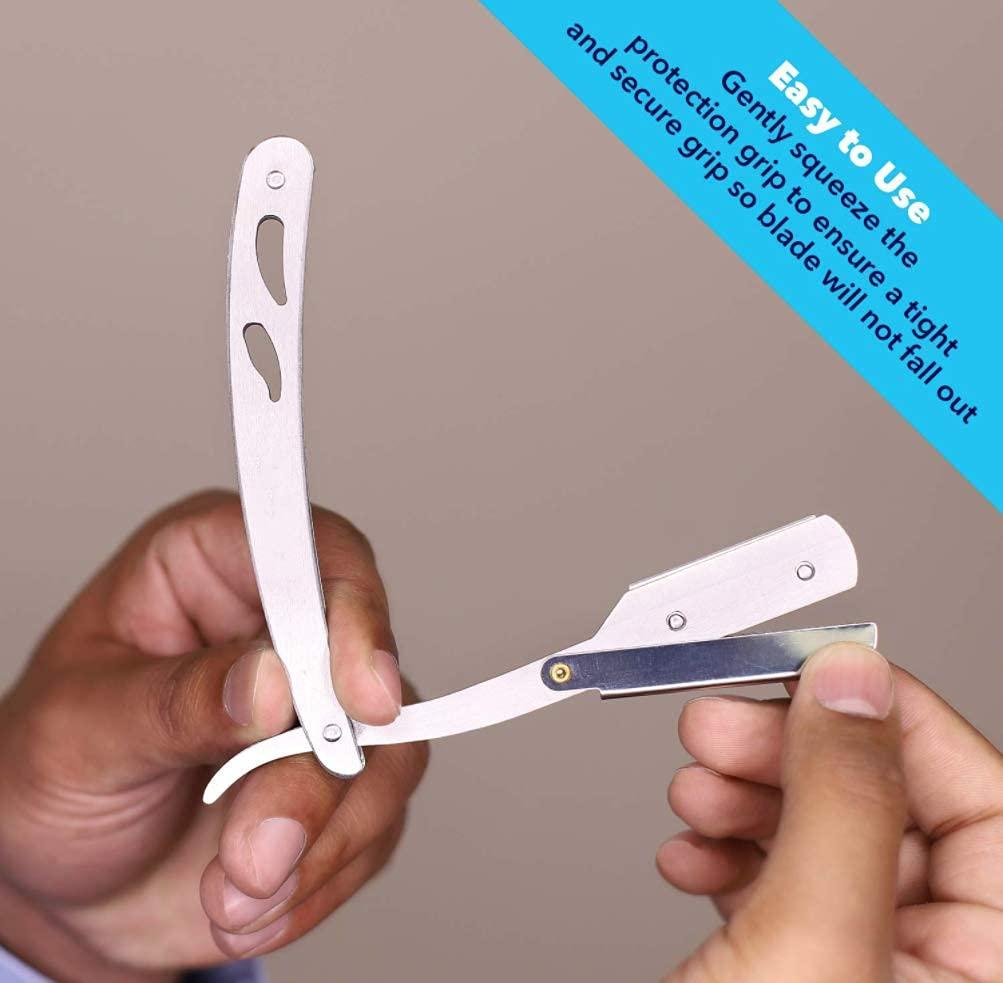 JOMLY JOMLY Straight Razor,Professional Folding Straight Razor For Men Stainless Steel Beard Shaver Hair Removal Tool,For Barber Straight Razor
