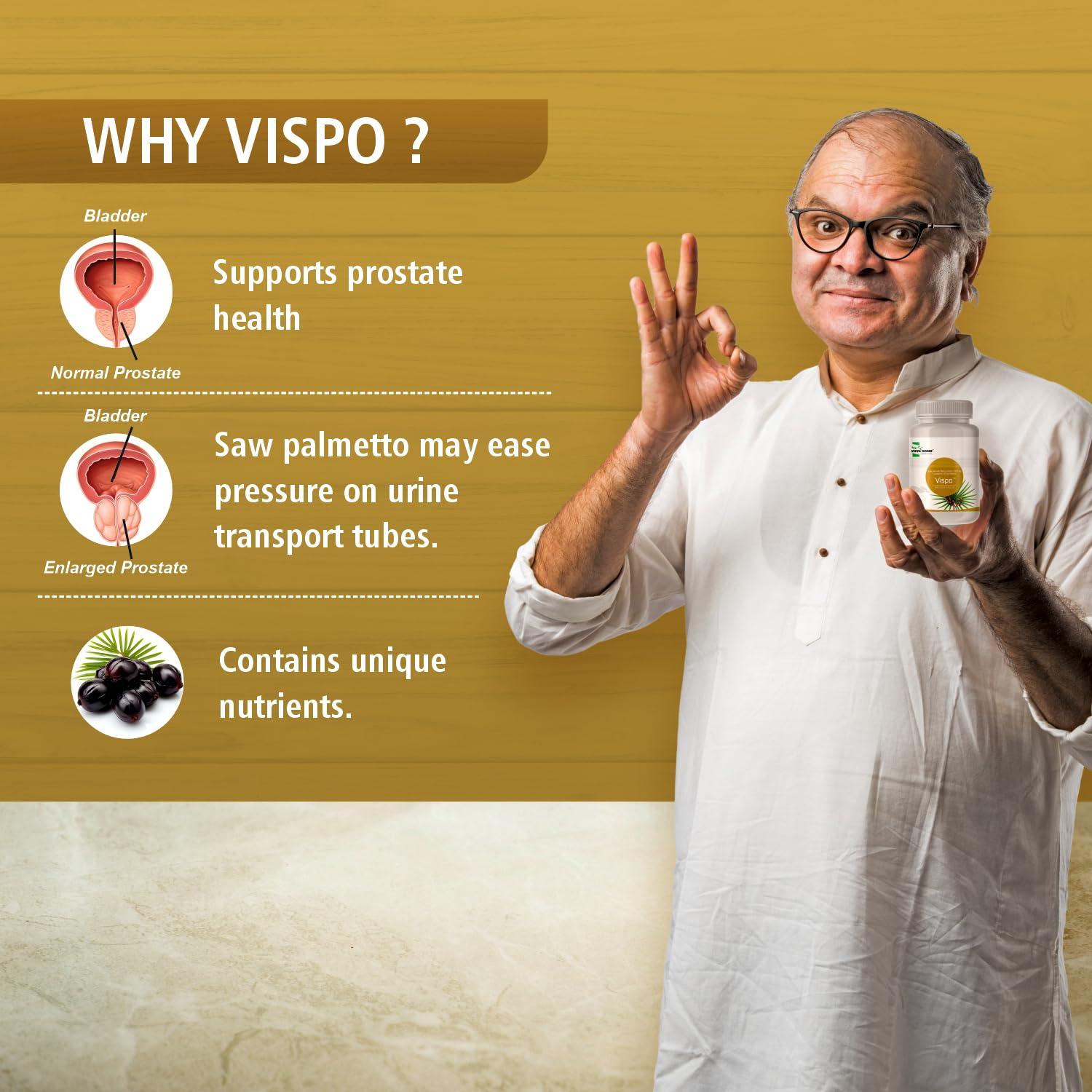 VIDYA HERBS VIDYA HERBS VISPO Prostate Health Mainly Indicated For Benign Prostatic Hyperplasia (BPH) _60 Tablet