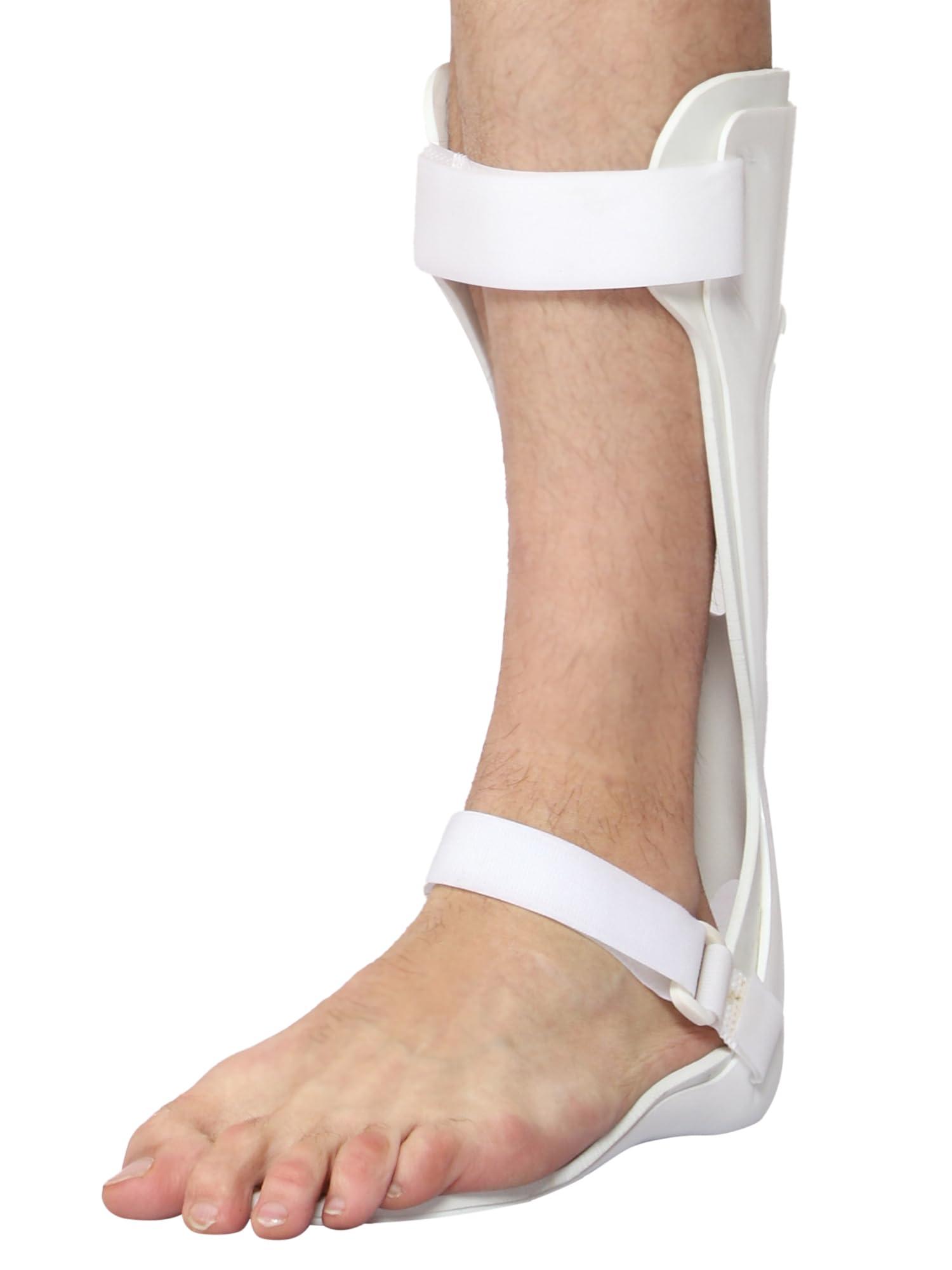 SpiffySky SpiffySky AFO Splint | Ankle Foot Orthosis Support | Foot Drop Splint | Orthotics Ankle Foot Brace Stabilizer (M-Right)